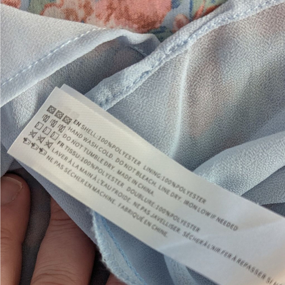 En Saison Adelina Midi Floral Pink Blue Midi Dress - Small - Picture 11 of 13